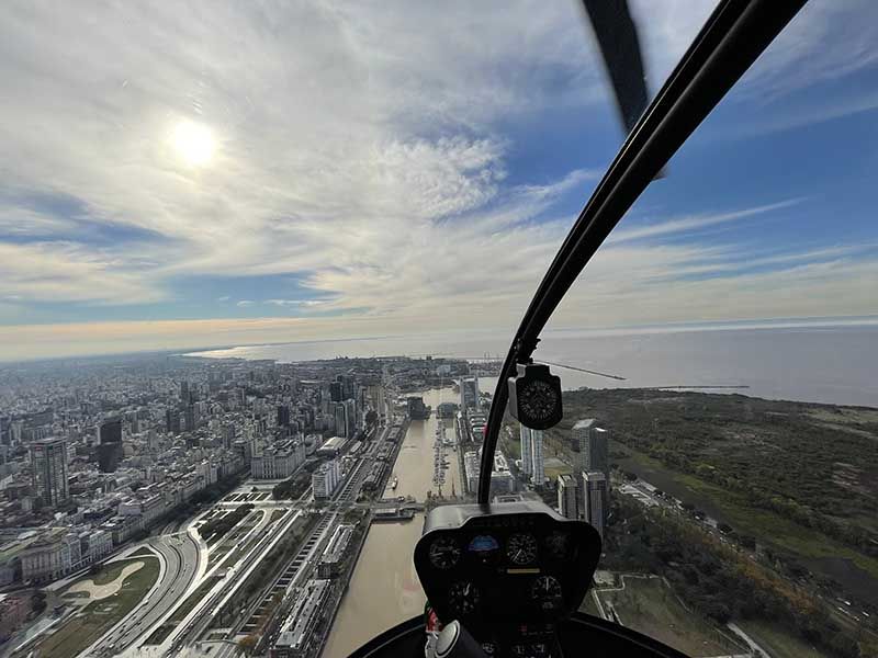 Passeio de Helicóptero em Buenos Aires